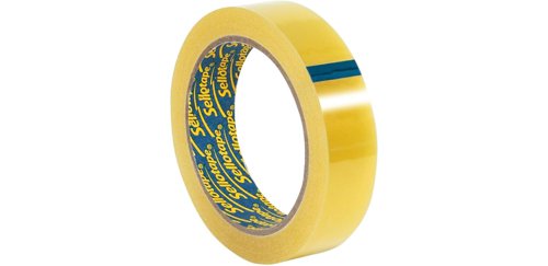 Sellotape Original Golden Tape Easy Tear Extra Sticky 24mm x 50m Counter Display Unit (Pack 24) - 2928291 48187HK