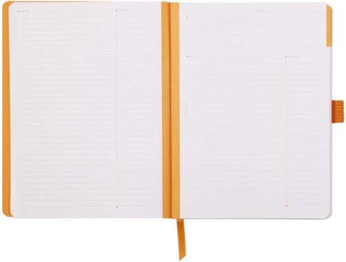 Clairefontaine Rhodiarama Italian Leatherette Meeting Book A5+ Silver 117781C Notebooks GH17781