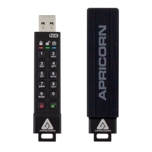 Apricorn Aegis Secure Key 3NX Flash Drive 16GB Black ASK3-NX-16GB APC91464 Buy online at Office 5Star or contact us Tel 01594 810081 for assistance