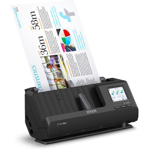 Epson ES-C380W 600 x 600 DPI A4 Compact Desktop Scanner