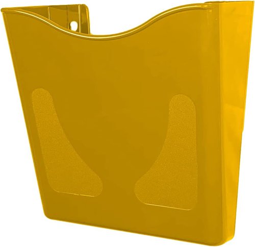 26382DF - Deflecto A4 Portrait Wall Mounted Document Literature Display Holder with Hanging Bracket Red/Yellow/Green (Pack 3) - CP081YTRYG