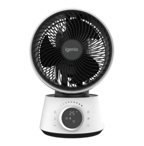 Igenix 9 Inch Air Circulator Turbo Fan 32 Wind Speeds White IGFD4009W PIK09213 Buy online at Office 5Star or contact us Tel 01594 810081 for assistance
