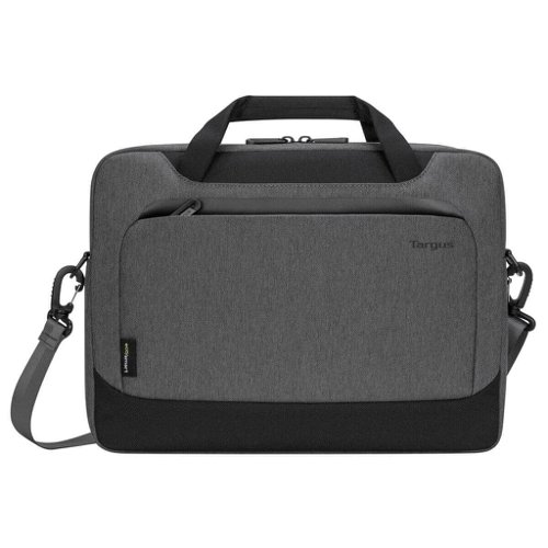 Targus Cypress 14 Inch Notebook Briefcase with EcoSmart 380x40x325mm Grey/Black TBS92602GL TU02989 Buy online at Office 5Star or contact us Tel 01594 810081 for assistance