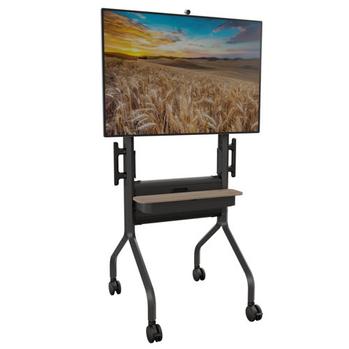 Chief LSCUB Voyager Manual Height Adjustable AV Cart for 50 to 75 Inch Displays  8CFLSCUB