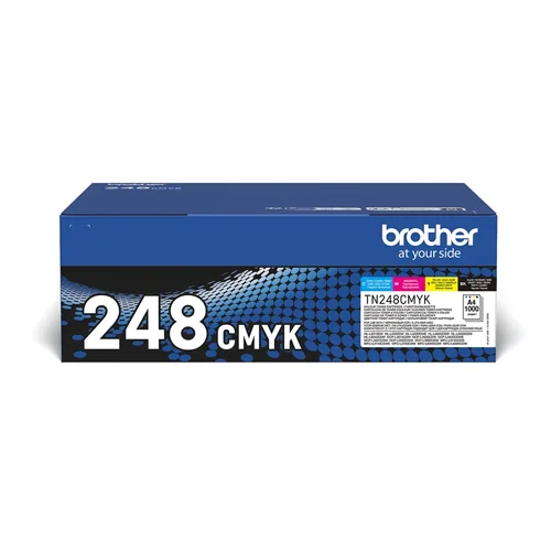 Brother BK/C/M/Y Standard Capacity Toner Cartridge 1000 pages - TN248VAL
