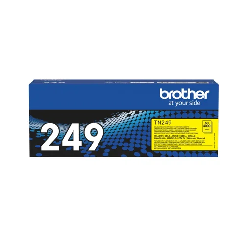 Brother Yellow Ultra High Yield Toner Cartridge 4000 pages - TN249Y