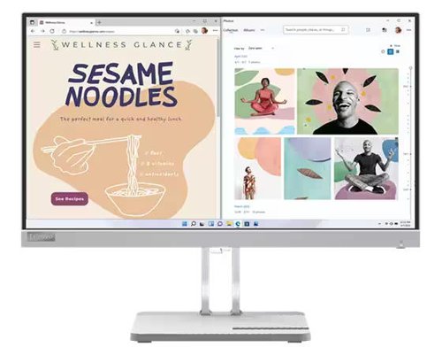 Lenovo L22e-40 21.5 Inch 1920 x 1080 Pixels Full HD VA Panel HDMI VGA Cloud Grey Monitor  8LEN67AFKACB