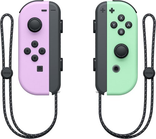 Nintendo Joy-Con Pair Pastel Purple and Pastel Green Gaming Controllers