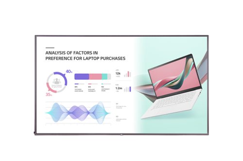 LG 75UH5J-M 75 Inch 3840 x 2160 Pixels 4K Ultra HD IPS Panel HDMI DisplayPort DVI USB Signage Display