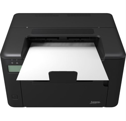 The Canon i-SENSYS LBP122dw A4 mono single-function printer is a reliable, speedy and secure printer, designed for use in small offices and at home. With a 256MB memory. Features include secure start up and a security navigation guide. With a print speed of up to 29 ppm (A4). With duplex printing providing a print speed of up to 18.5 ipm (A4). Print resolution of up to 2400 x 600 dpi. Comes with a standard paper input 150-sheet cassette. All operated via a 5 line LCD control panel. Connect with Wi-Fi as standard, pair easily with Wi-Fi direct, and print from your mobile. Advanced printing features: iOS: AirPrint, Canon PRINT Business app; Android: Mopria certified, Canon PRINT Business app and Microsoft Universal Print support. Supplied with 700 page starter cartridge (Black).