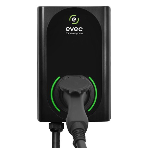 Evec Electric Vehicle Dual Charger Pedestal Type 2 7.4kW EDC01