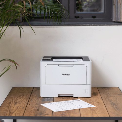BA82497 | Designed for businesses, the HL-L5210DN mono laser printer delivers professional performance with fast, high-quality mono printing your business can rely. Provides up to 1200 x 1200dpi resolution. Compatible with a range of Brother solutions and services, together with the added option of adding a range of paper trays, you can tailor this printer to meet the specific needs of your business. Print up to 48 pages per minute. 2-sided print, up to 24 sides per minute. Gigabit Ethernet wired network. 256MB internal memory. Controlled via a 1 line LCD with keys. Supplied with a standard 250 sheet tray (A4). Supplied with toner.