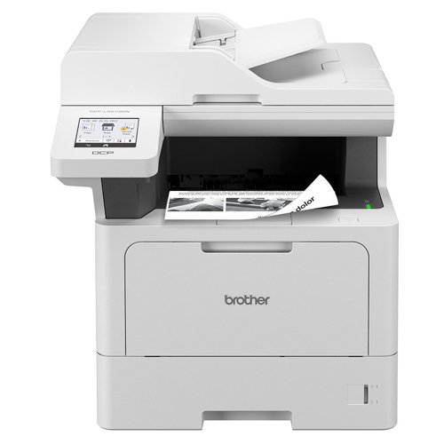 The Brother MFC-L5710DN professional all-in-one mono laser printer with copy, fax and scanning capability is highly productive with fast, high-quality printing and scanning. Built for business, this intelligent multifunction printer is designed to deliver a user-friendly, professional experience that your business can depend on. Print up to 48 pages per minute. Automatic duplex printing, scanning and faxing. Fax modem with 33.6kb per second. Gigabit Ethernet wired network. 512MB internal memory. Controlled via a 8.9cm colour touchscreen. Supplied with a standard 250 paper tray (A4). Supplied with toner.