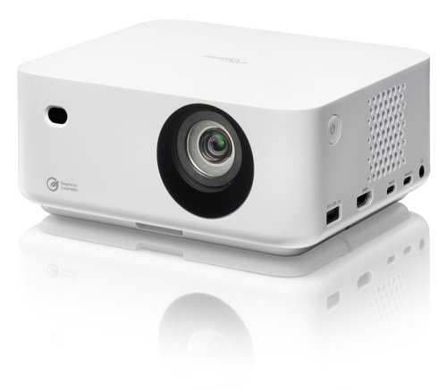 Eco-friendly ultra portable RGB triple laser projectorThe ML1080 is Optoma's most portable, power saving and eco-friendly projectors to date. Weighing just 1kg, its sleek and compact form factor delivers sharp colour, incredible brightness and flexible set-up features for use at home, various immersive installations and on-the-go professional environments.Built with premium RGB triple laser light source technology and Full HD 1080p resolution, the ML1080 features 1200 lumens of brightness and produces accurate, cinema-grade colours for an unrivalled image performance compared with similarly sized projectors.Innovative Time-of-Flight (ToF) technology delivers automatic geometric and focus correction to create a perfectly projected image within an instant. Plus, four-corner correction provides instant place-and-play. Home users can take advantage of the convenient USB-C power input port, enabling them to use PD 3.0 portable charging batteries, to enjoy video content on-the-go for outdoor movies, camping, holidays, and more.Designed with sustainability in mind, the ML1080 maintains brightness and colour saturation for longer with energy-saving RGB triple laser technology for up to 30,000 hours of maintenance-free operation. This energy efficient model also cuts power consumption by up to 58% compared to lamp-based projectors.A beautifully crafted modern design utilises 50% Post-Consumer Recycled (PCR) material and up to 99% of its packaging is recyclable. The compact size of the ML1080 reduces packaging, resulting in more efficient logistics to help reduce carbon emissions.