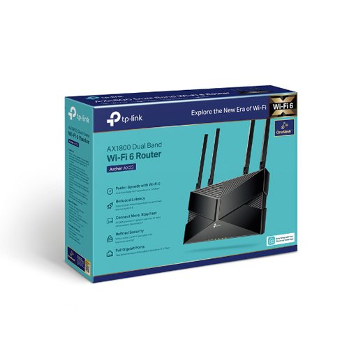 TP-Link Archer AX1800 4 Port Dual-Band Wi-Fi 6 Router