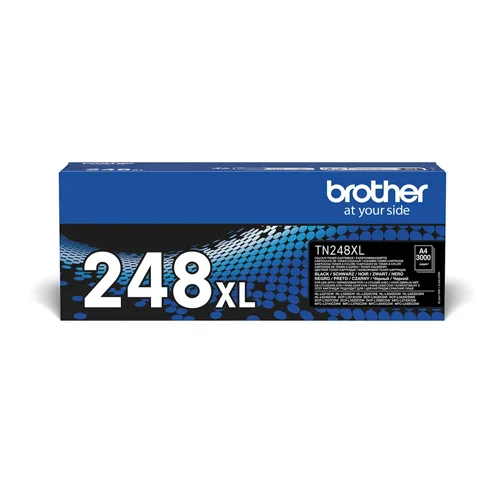 BRTN248XLBK | Print for longer and keep productivity high with the Brother TN-248XLBK high yield toner. Expertly engineered to guarantee that your prints are delivered fast and in perfect clarity. Genuine supplies like the TN-248XLBK provide better value for money in the long run than cheaper alternatives and protect your printers warrantyBrother consider the environmental impact at every stage of your printers life cycle, reducing waste at landfill. All Brother hardware and toners are built to have as little impact on the environment as possible. Genuine Brother TN-248XLBK toner - worth it every time. 