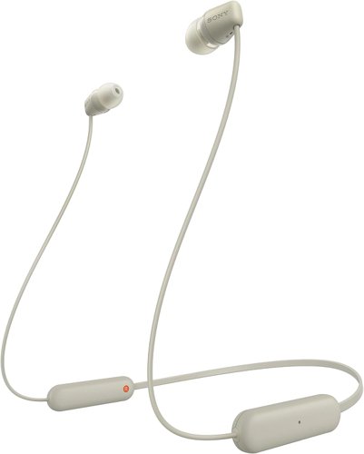 Sony WI-C100 Headset Wireless In-ear Calls Music Bluetooth Beige