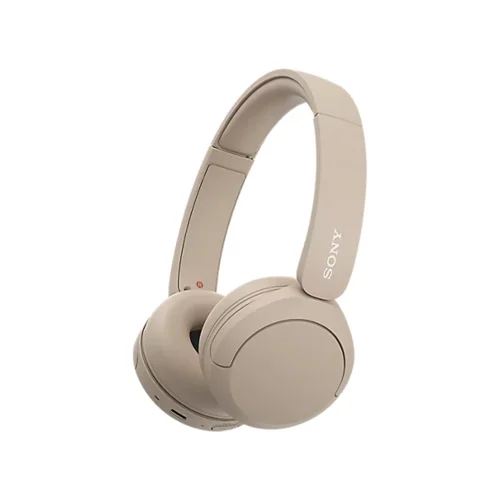Sony WH-CH520 Headset Wireless Head-band Calls Music USB Type-C Bluetooth Charging stand Cream