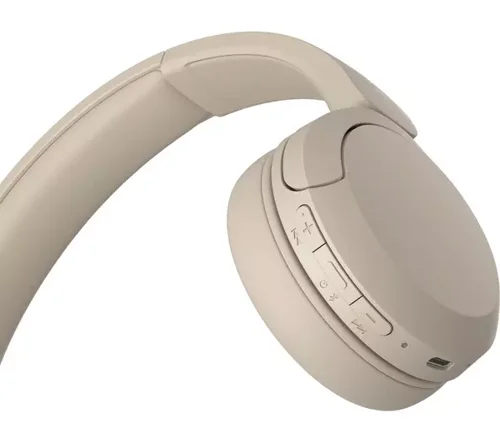 Sony WH-CH520 Headset Wireless Head-band Calls Music USB Type-C Bluetooth Beige