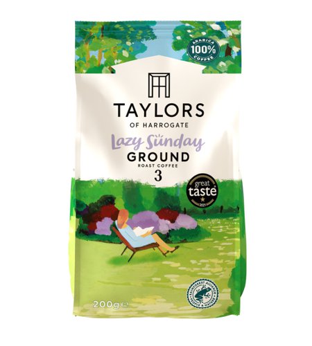 Taylors of Harrogate Lazy Sunday Ground Coffee 200g - 0403178
