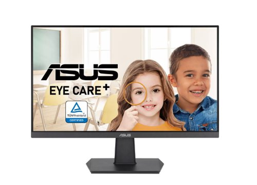 8AS10390425 | ASUS VA24EHF Eye Care Gaming Monitor features 23.8-inch IPS panel with Full HD (1920 x 1080) resolution, providing 178 degree wide viewing angle panel and vivid image quality. With fast 100Hz refresh rate and Adaptive-Sync technology to eliminate screen tearing and choppy frame rates for the smoother-than-ever experience. It also features TÜV Rheinland-certified Flicker-free and Low Blue Light technologies to ensure a comfortable viewing experience.ASUS VA24EHF with fast 100Hz refresh rate and Adaptive-Sync technology to eliminate screen tearing and choppy frame rates. It refreshes content on the display 1.67-time faster than the one with a standard 60Hz refresh rate, giving you more fluid animation in video, casual gaming, and day-to-day work, can all benefit from the smoother-than-ever experience.