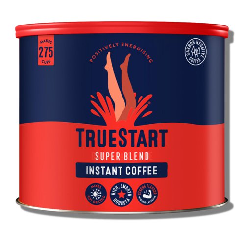 TrueStart Coffee - Super Blend Instant Coffee 500g Tin  - HBIN500STUB 46941TR Buy online at Office 5Star or contact us Tel 01594 810081 for assistance