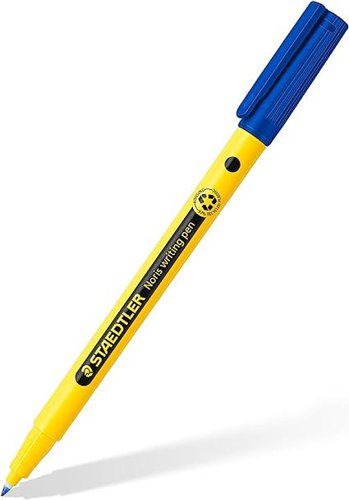 STAEDTLER 307 Handwriting Pens Blue (Pack 10)