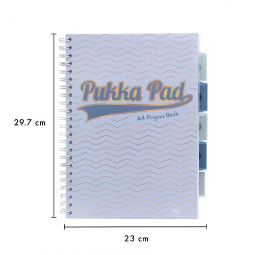 Pukka Pads Haze Assorted A4 Project Book (Pack 3) (400 pages)
