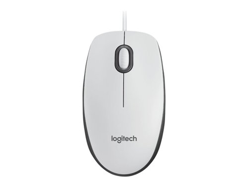Logitech Mouse M100 White USB 910-006764