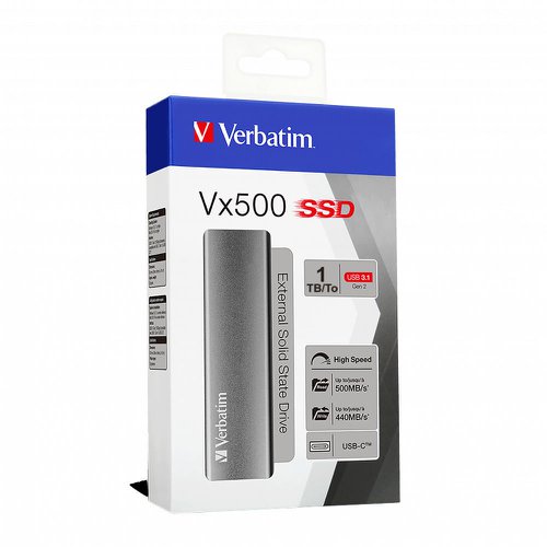 Verbatim VX500 External SSD USB 3.1 G2 1TB 47444
