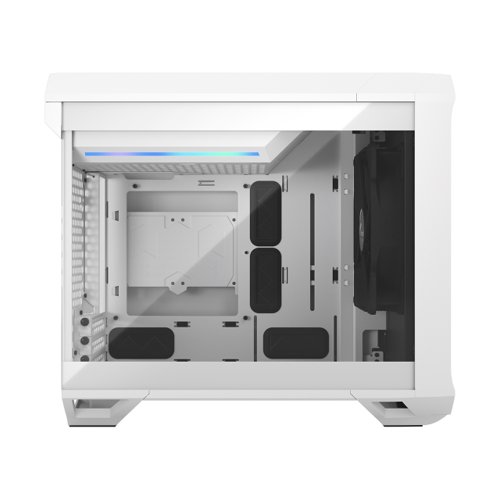 Fractal Design Torrent Nanon White Tempered Glass Clear Tint Mid Tower PC Case