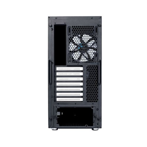 8FR10098581 | A  flexible platform for a powerful ATX build that wastes no space.Define Series sound dampening with ModuVent™ technology. Optimized for high airflow and silent computing. Side and front panels are lined with industrial-grade sound dampening material.Smaller than the usual ATX case, the Define C and its optimized interior provides the perfect base for users of all kinds. The open air design offers unobstructed airflow across your core components with high performance and silent computing in mind at every step.