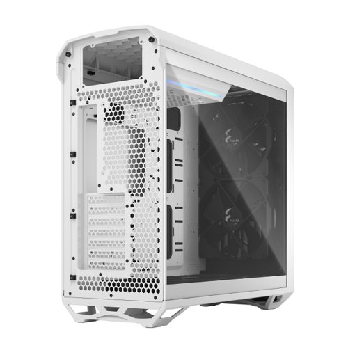 Fractal Design Torrent White TG RGB Clear Tint Mid Tower PC Case Fractal Design