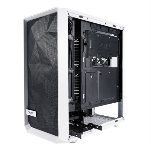 Fractal Design Meshify C White Tempered Glass ATX Mid Tower PC Case Fractal Design