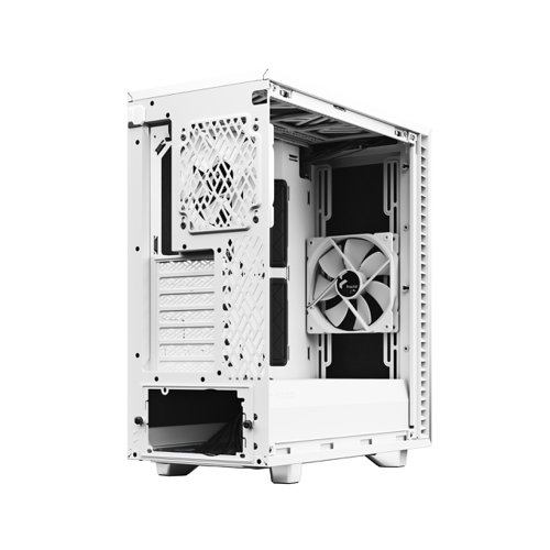 Fractal Design Define 7 Compact Tempered Glass White ATX Mid Tower PC Case 8FR10309140