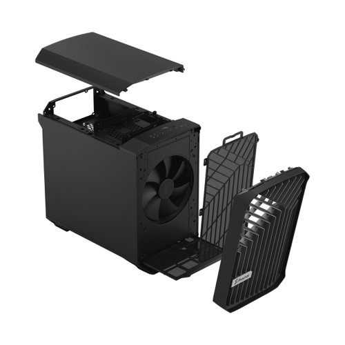 Fractal Design Torrent Nano Solid Black Micro Tower PC Case
