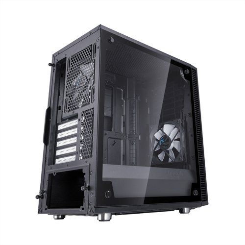 Fractal Design Define Mini C Tempered Glass Black Micro-ATX PC Case