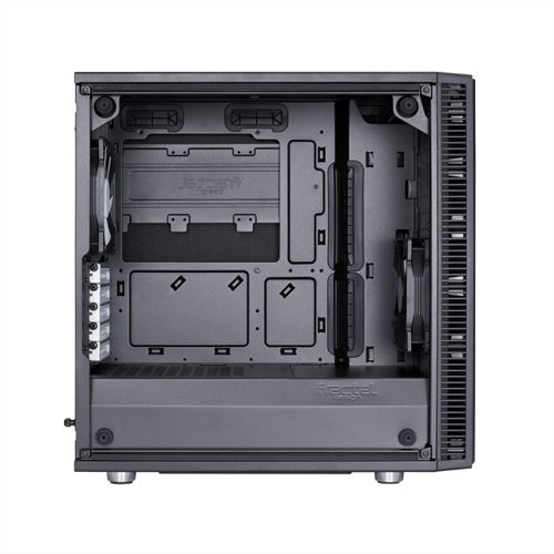 Fractal Design Define Mini C Tempered Glass Black Micro-ATX PC Case Fractal Design