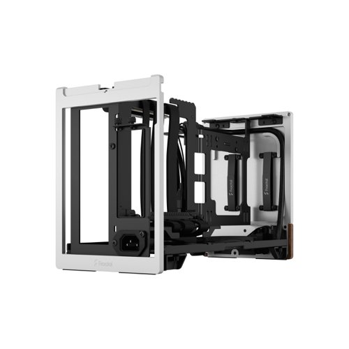 thumbnail image 2 of Fractal Design Terra Silver Mini-ITX Small Form Factor Case – Aluminum/Steel W/ PCIe 4.0 Riser 2 of 5