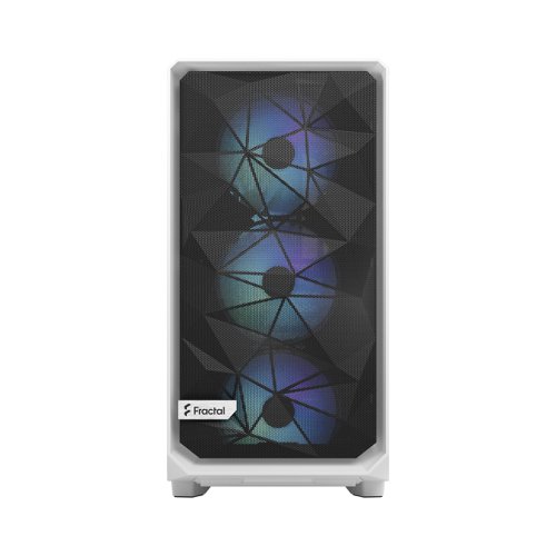 Fractal Meshify 2 RGB White Tempered Glass Clear ATX Mid Tower PC Case Fractal Design