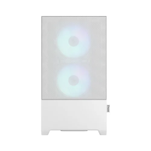 Fractal Pop Mini Air RGB MicroATX White Tempered Glass Clear Tint PC Case