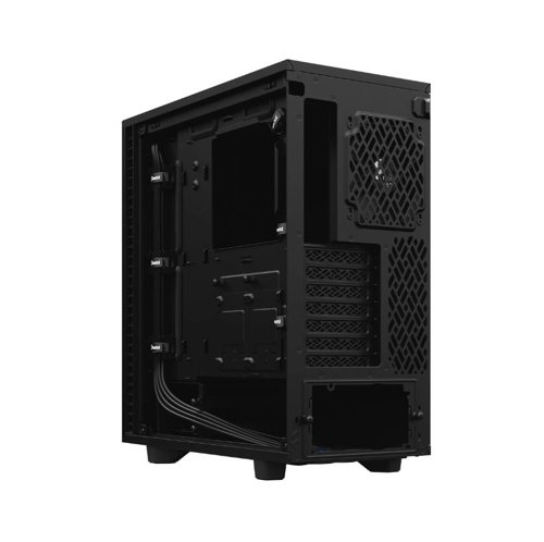 Fractal Design Define 7 Compact Dark Tempered Glass M-ATX Mid Tower PC Case Desktop Computers 8FR10284135