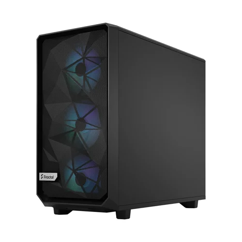Fractal Design Meshify 2 RGB Black Tempered Glass ATX Tower PC Case Desktop Computers 8FR10361732