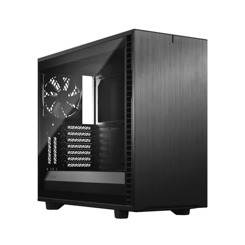 Fractal Design Define 7 Black Windowed Tempered Glass Mid Tower ATX PC Case Desktop Computers 8FR10279276