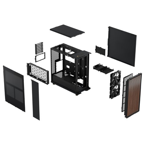 Fractal Design North Mid Tower Charcoal Black PC Case Desktop Computers 8FR10377546