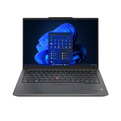 8LEN21JR000A | The Lenovo ThinkPad E14 Gen 5 (14in AMD) laptop delivers the power, reliability, and security you need to get any task done. Handle every task and boost your productivity with the power of AMD Ryzen™ 7000 Series processors and integrated UMA graphics. Abundant DDR4 memory is great for multitasking, while speedy SSD storage is responsive and ready.The ThinkPad E14 Gen 5 (14in AMD) laptop has a larger, more comfortable keyboard. Its keys feature better travel and spacing, helping to prevent accidental input. The smooth 115mm x 56mm trackpad improves onscreen navigation. And the stunning 14in display is available in up to WUXGA+ (2240 x 1400) resolution, with 100% sRGB colour gamut, optional touch, and hardware-based Low Blue Light certification for clear, comfortable viewing.