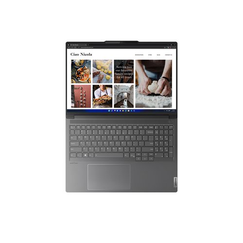 8LEN21J8000C | The Lenovo ThinkBook 16p Gen 4 laptop is ideal for creative professionals and businesses. Powered by 13th Gen Intel® Core™ processors, the 16p boasts high performance, and blazing-fast memory, storage, and connectivity. Add to that optional NVIDIA® GeForce RTX® graphics, and you’re ready to master whatever workloads hit your desk. Enhanced thermals with a dual-fan design and four vents keep airflow circulating to ensure the system runs cool.Along with the sleek look and feel of the aluminium chassis, the ThinkBook 16p Gen 4 laptop boasts an upgraded ergonomically redesigned keyboard. With an integrated smart backlight, the ambient light sensor automatically adjusts the amount of light needed so even working in dimly lit places won’t deter your productivity. The touchpad is much larger than previous generations, and it’s made with a glass surface - so navigating feels smooth and easy.