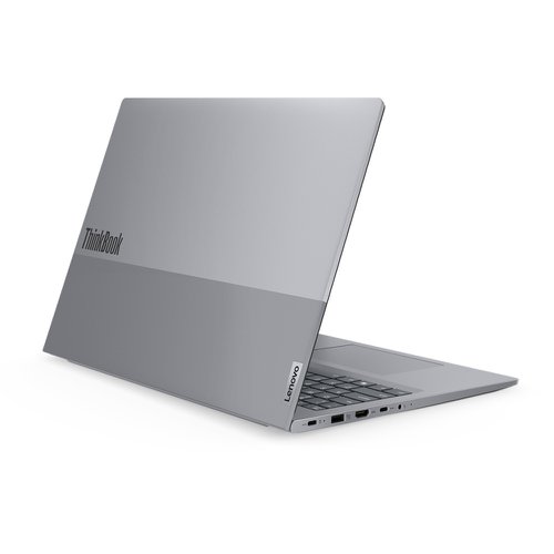 8LEN21KK000M | Want a laptop that’s big on performance and easy on the eyes? The Lenovo ThinkBook 16 Gen 6 has got you covered. It boasts next-gen AMD Ryzen™ 7000 Series processors and integrated AMD Radeon™ graphics, so you can handle graphics-intensive tasks and heavy workloads with ease. Plus, the superior bandwidth of dual-channel memory configurations means faster data transfer speeds and improved performance. What’s more, the massive 16in low blue light display and improved keyboard make this device a dream for number crunching, coding, and any detailed work.Biometrics provide extra protection on the ThinkBook 16 Gen 6 laptop - from the fingerprint reader integrated with the power button to the facial recognition software that works with the infrared (IR) camera. ThinkShield, our comprehensive suite of security solutions, ensures your system is protected. Trusted Platform Module (TPM) firmware encrypts your data, and a self-healing BIOS restores critical info should your system ever become corrupted.