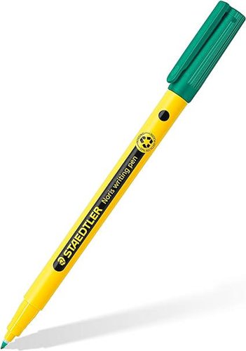 Staedtler Noris Handwriting Pen 0.6mm Line Green (Pack 10) - 307-5