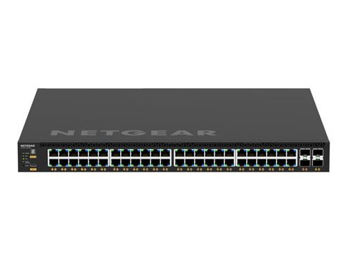 NETGEAR GSM4352 Fully Managed L3 Gigabit Ethernet Power over Ethernet 1U Network Switch